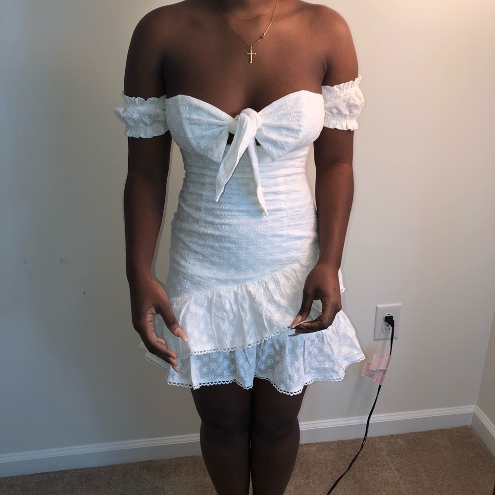 White dress